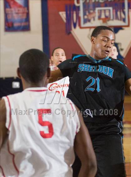 Thumbnail 3 in Sheldon vs Colony (Modesto Christian Hoops Classic) photogallery.