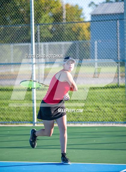 Thumbnail 1 in Mynderse Academy @ Geneva (NYSPHSAA Sectionals Round 1 Singles) photogallery.