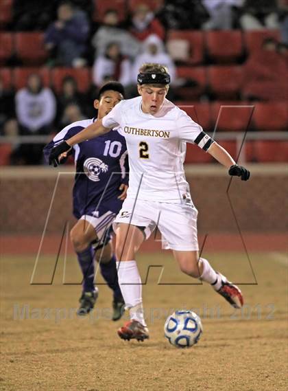 Thumbnail 2 in Cuthbertson vs. Carrboro (NCHSAA 2A Final) photogallery.