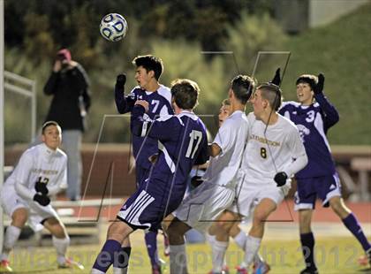 Thumbnail 2 in Cuthbertson vs. Carrboro (NCHSAA 2A Final) photogallery.