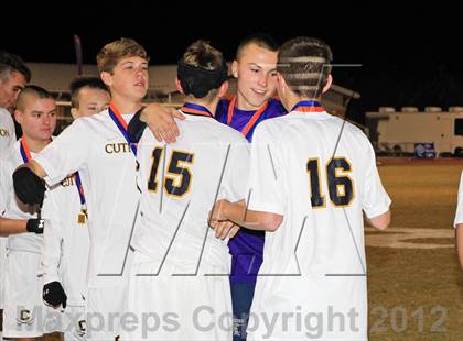 Thumbnail 3 in Cuthbertson vs. Carrboro (NCHSAA 2A Final) photogallery.