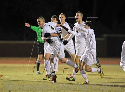 Thumbnail 2 in Cuthbertson vs. Carrboro (NCHSAA 2A Final) photogallery.