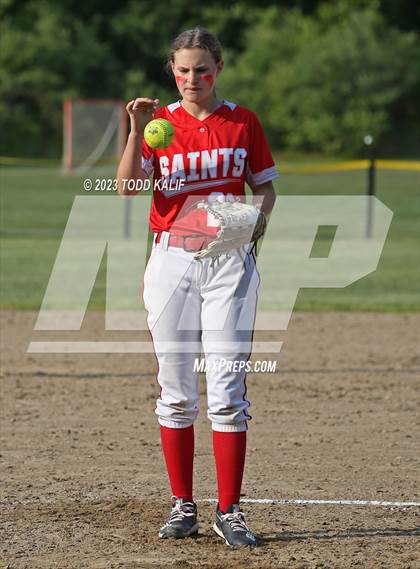 Thumbnail 3 in Griswold vs St. Bernard (ECC Quarterfinal) photogallery.