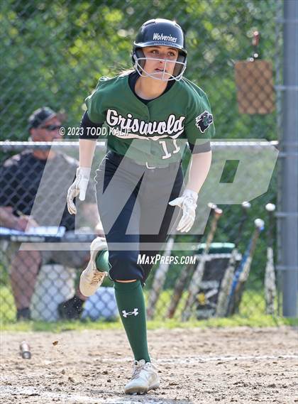 Thumbnail 1 in Griswold vs St. Bernard (ECC Quarterfinal) photogallery.