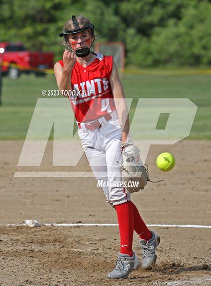 Thumbnail 1 in Griswold vs St. Bernard (ECC Quarterfinal) photogallery.