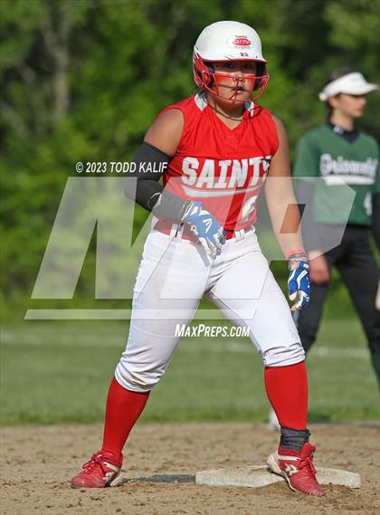 Thumbnail 1 in Griswold vs St. Bernard (ECC Quarterfinal) photogallery.