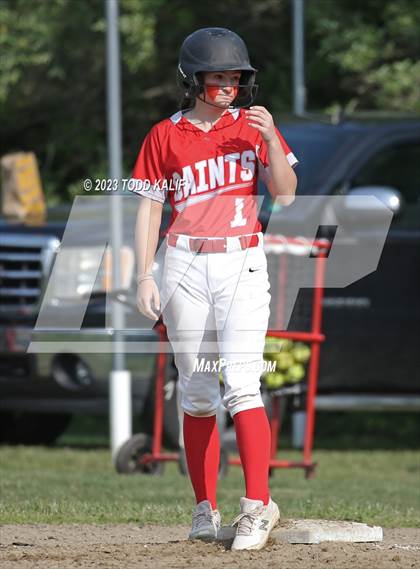 Thumbnail 1 in Griswold vs St. Bernard (ECC Quarterfinal) photogallery.