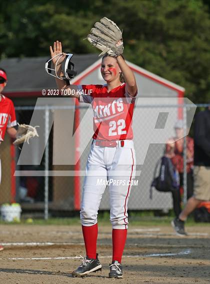 Thumbnail 3 in Griswold vs St. Bernard (ECC Quarterfinal) photogallery.