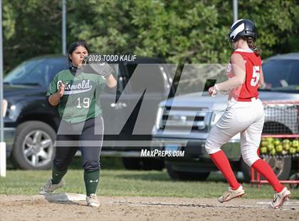 Thumbnail 2 in Griswold vs St. Bernard (ECC Quarterfinal) photogallery.