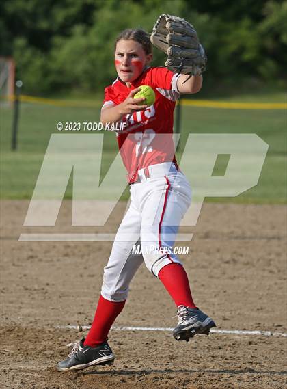 Thumbnail 2 in Griswold vs St. Bernard (ECC Quarterfinal) photogallery.
