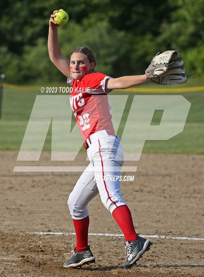 Thumbnail 3 in Griswold vs St. Bernard (ECC Quarterfinal) photogallery.