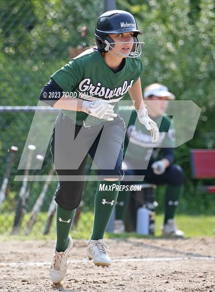 Thumbnail 1 in Griswold vs St. Bernard (ECC Quarterfinal) photogallery.