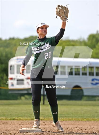 Thumbnail 2 in Griswold vs St. Bernard (ECC Quarterfinal) photogallery.