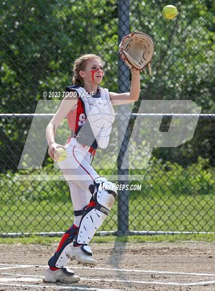 Thumbnail 1 in Griswold vs St. Bernard (ECC Quarterfinal) photogallery.