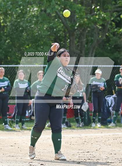 Thumbnail 2 in Griswold vs St. Bernard (ECC Quarterfinal) photogallery.
