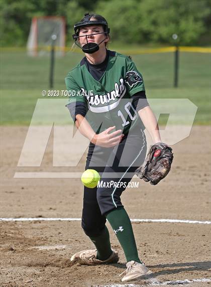 Thumbnail 2 in Griswold vs St. Bernard (ECC Quarterfinal) photogallery.