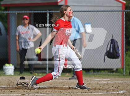 Thumbnail 2 in Griswold vs St. Bernard (ECC Quarterfinal) photogallery.