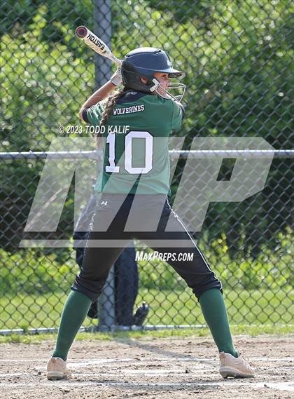 Thumbnail 1 in Griswold vs St. Bernard (ECC Quarterfinal) photogallery.