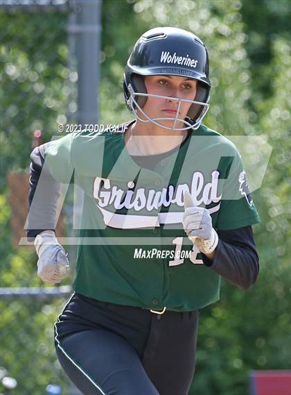 Thumbnail 2 in Griswold vs St. Bernard (ECC Quarterfinal) photogallery.