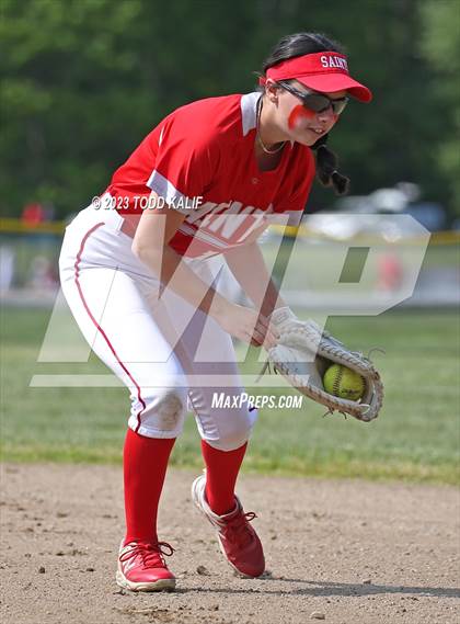 Thumbnail 1 in Griswold vs St. Bernard (ECC Quarterfinal) photogallery.