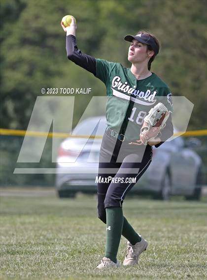 Thumbnail 3 in Griswold vs St. Bernard (ECC Quarterfinal) photogallery.