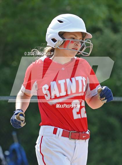Thumbnail 2 in Griswold vs St. Bernard (ECC Quarterfinal) photogallery.