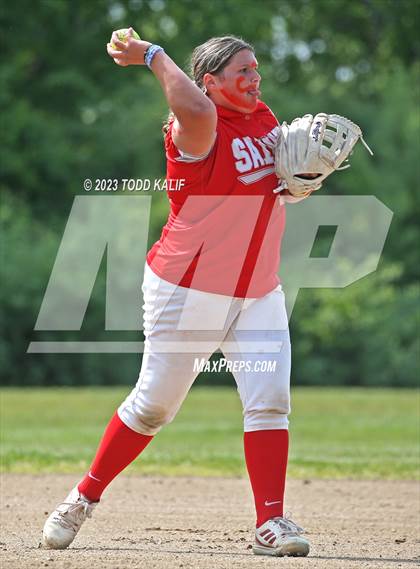 Thumbnail 1 in Griswold vs St. Bernard (ECC Quarterfinal) photogallery.
