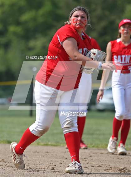 Thumbnail 3 in Griswold vs St. Bernard (ECC Quarterfinal) photogallery.