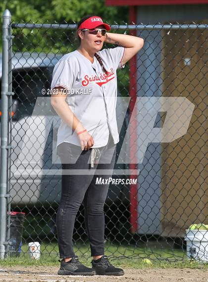 Thumbnail 1 in Griswold vs St. Bernard (ECC Quarterfinal) photogallery.
