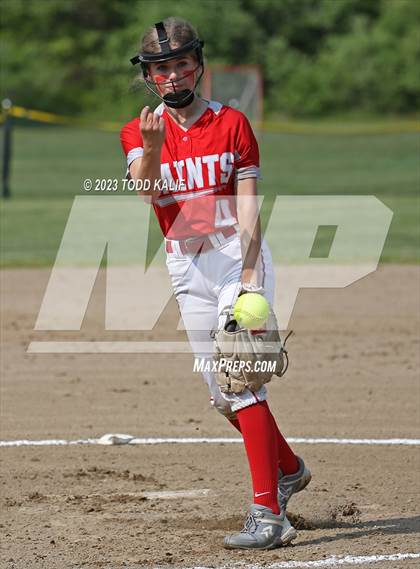 Thumbnail 1 in Griswold vs St. Bernard (ECC Quarterfinal) photogallery.