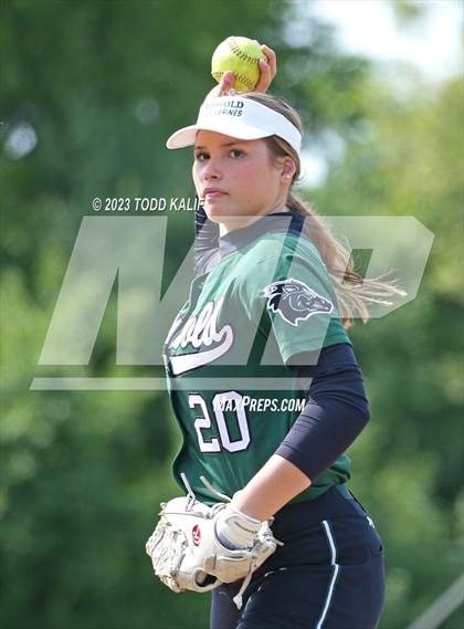 Thumbnail 3 in Griswold vs St. Bernard (ECC Quarterfinal) photogallery.