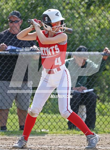 Thumbnail 2 in Griswold vs St. Bernard (ECC Quarterfinal) photogallery.