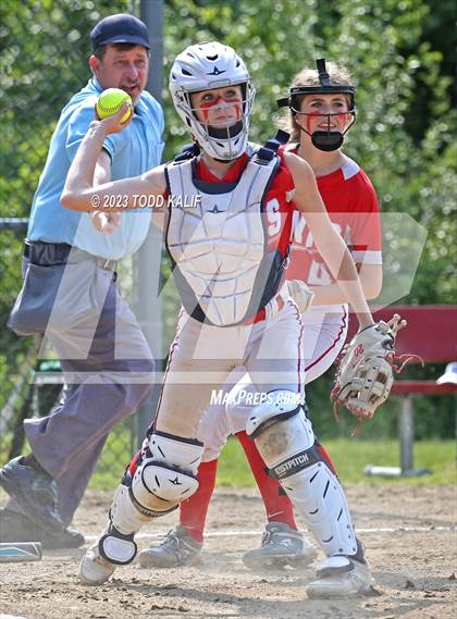 Thumbnail 2 in Griswold vs St. Bernard (ECC Quarterfinal) photogallery.