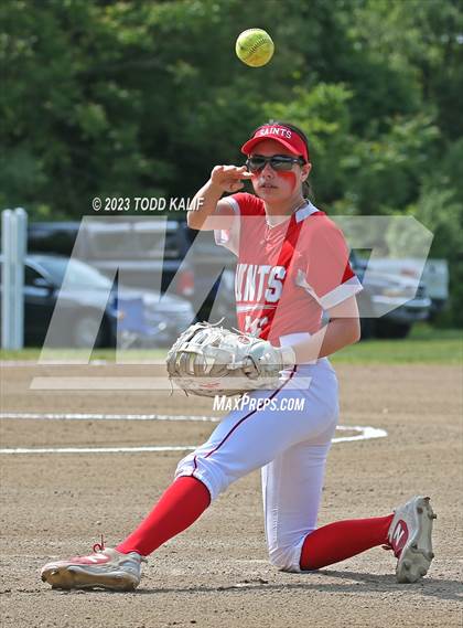 Thumbnail 3 in Griswold vs St. Bernard (ECC Quarterfinal) photogallery.