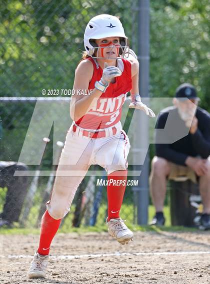 Thumbnail 1 in Griswold vs St. Bernard (ECC Quarterfinal) photogallery.