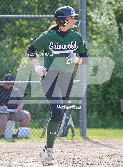 Thumbnail 2 in Griswold vs St. Bernard (ECC Quarterfinal) photogallery.