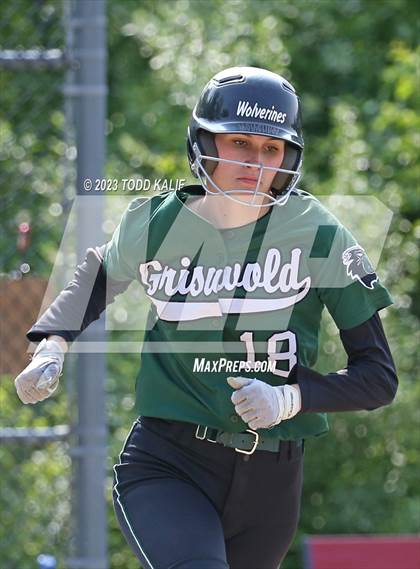 Thumbnail 3 in Griswold vs St. Bernard (ECC Quarterfinal) photogallery.