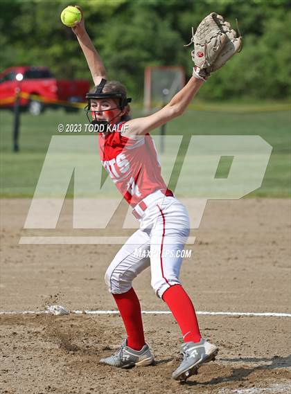 Thumbnail 2 in Griswold vs St. Bernard (ECC Quarterfinal) photogallery.