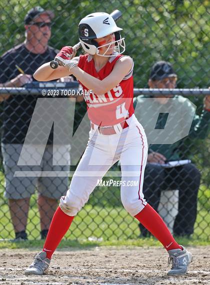 Thumbnail 2 in Griswold vs St. Bernard (ECC Quarterfinal) photogallery.