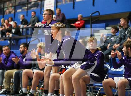 Thumbnail 2 in Danville vs. Greencastle (IHSAA Class 3A Boys Sectional Round 1) photogallery.