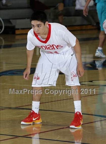 Thumbnail 3 in Renaissance Academy vs. Burroughs (Burbank Tip-off Classic) photogallery.