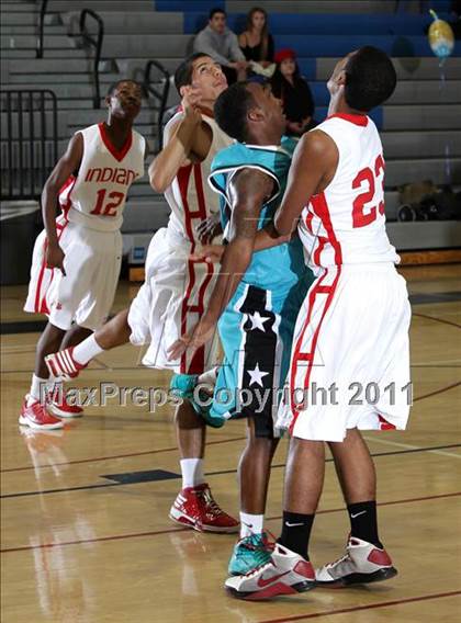 Thumbnail 2 in Renaissance Academy vs. Burroughs (Burbank Tip-off Classic) photogallery.