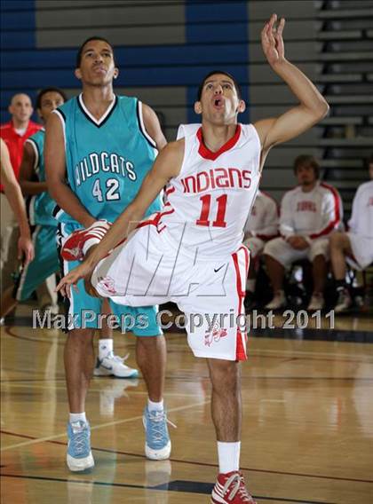 Thumbnail 1 in Renaissance Academy vs. Burroughs (Burbank Tip-off Classic) photogallery.