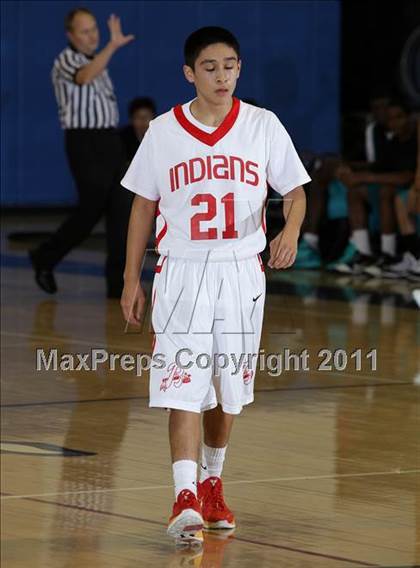 Thumbnail 1 in Renaissance Academy vs. Burroughs (Burbank Tip-off Classic) photogallery.