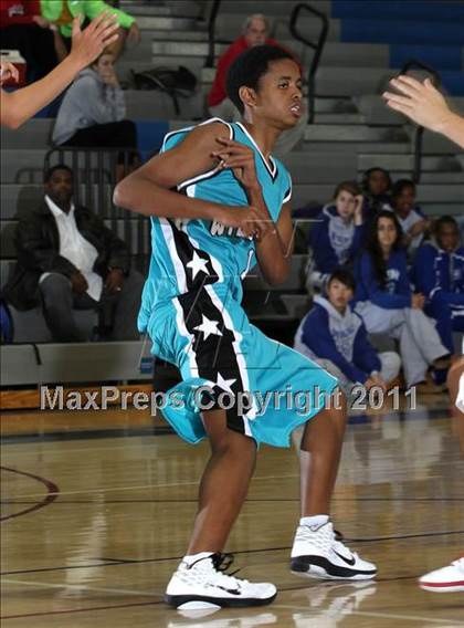 Thumbnail 2 in Renaissance Academy vs. Burroughs (Burbank Tip-off Classic) photogallery.