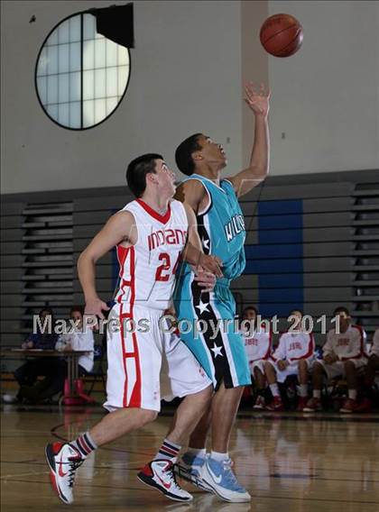 Thumbnail 2 in Renaissance Academy vs. Burroughs (Burbank Tip-off Classic) photogallery.