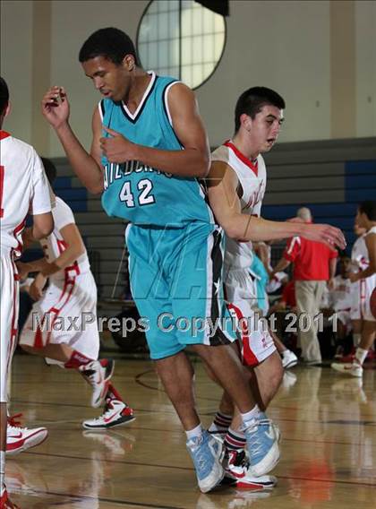 Thumbnail 1 in Renaissance Academy vs. Burroughs (Burbank Tip-off Classic) photogallery.