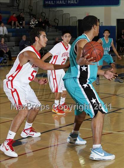 Thumbnail 2 in Renaissance Academy vs. Burroughs (Burbank Tip-off Classic) photogallery.