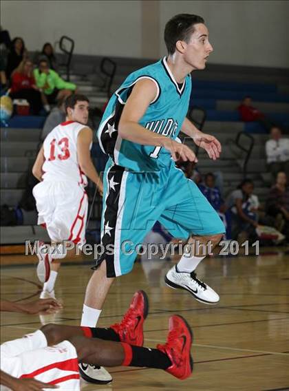 Thumbnail 1 in Renaissance Academy vs. Burroughs (Burbank Tip-off Classic) photogallery.