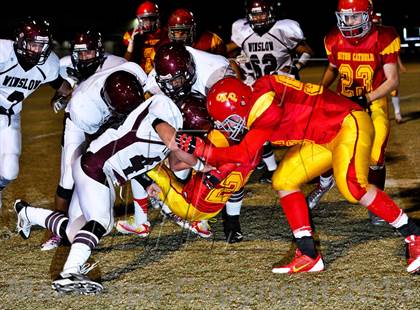 Thumbnail 3 in Seton Catholic vs. Winslow (AIA D4 Playoff) photogallery.